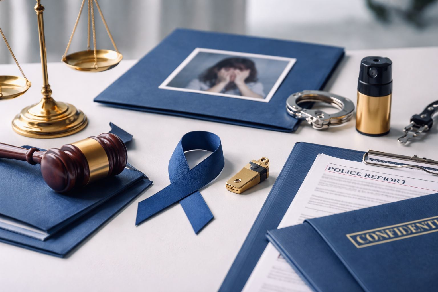 Ilustrasi simbolik kekerasan terhadap perempuan 2024 yang merepresentasikan jalur pelaporan hukum, perlindungan korban, dan proses pemulihan berbasis keadilan.